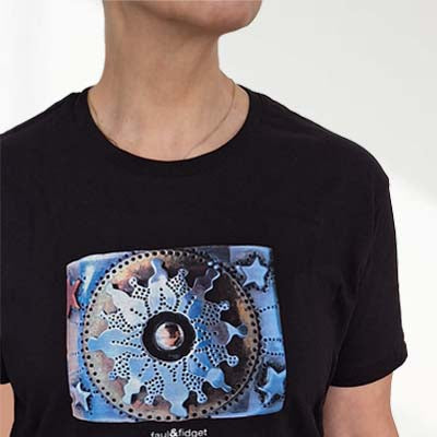 Metallic Sun T-shirt - The JMC Collection