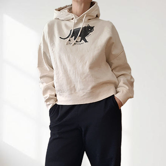 The Black Cat Womens Hoodie